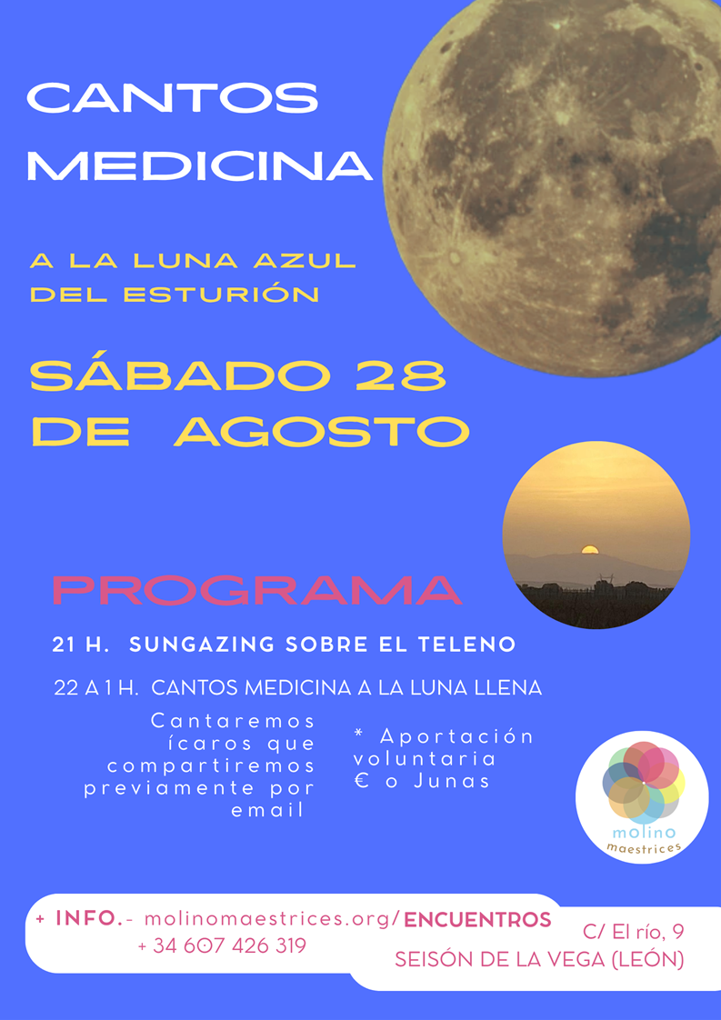Cantos Medicina a la Luna llena AGOSTO 2026